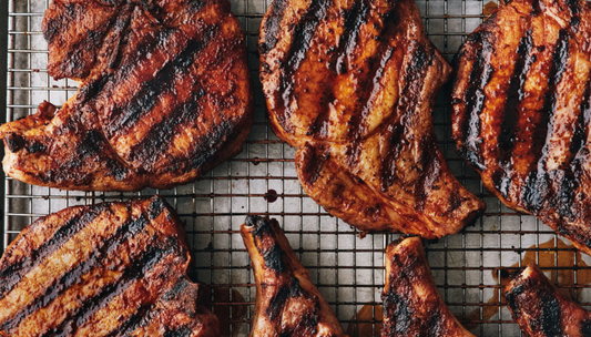 Chili-Rubbed Pork Chops