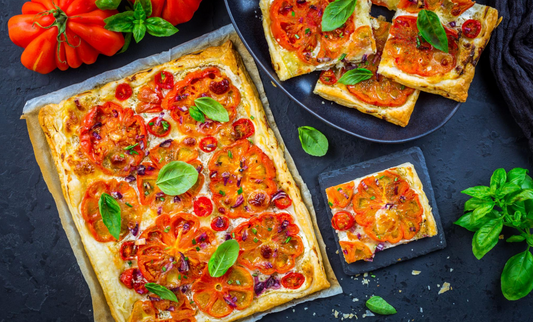 Roasted Summer Tomato Tart