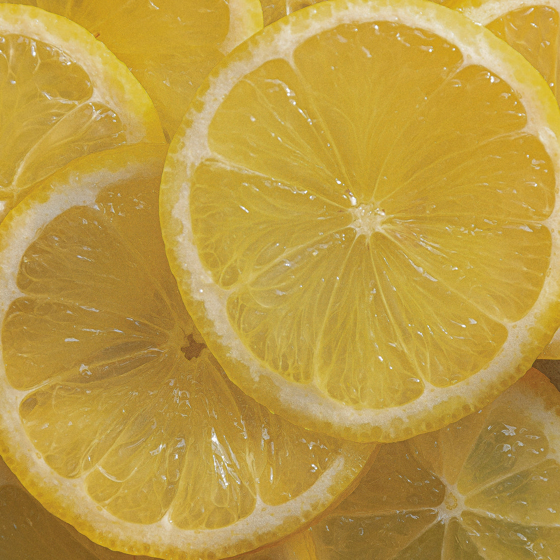 Lemon Rounds layered on top of each other 